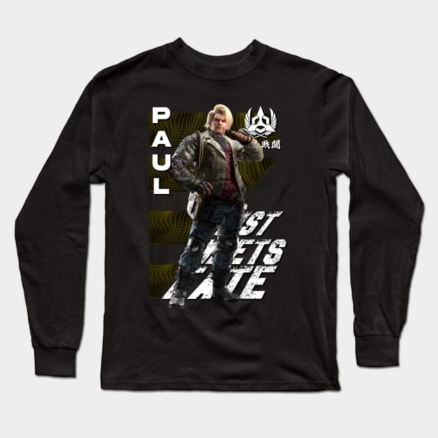 Paul (Tekken 8) Long Sleeve T-Shirt by wenderinf